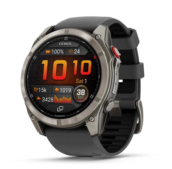 Smartwatch Garmin Uomo Fenix 8 Pro Amoled Sapphire Titanium Black (51 mm) in Titanio 010-03199-11 - 010-03199-11